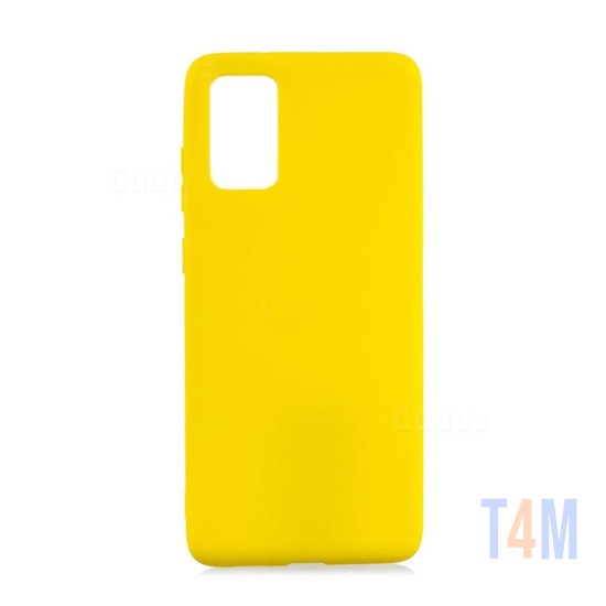Capa de Silicone para Samsung Galaxy Note 20 Amarelo